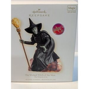 Hallmark Keepsake Ornament Wizard of Oz Wicked‎ Witch of the West 2007